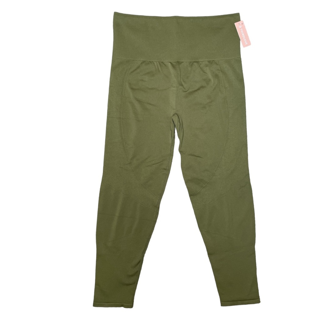ThirdLove Flex Seamless Compression Leggings 1X Palm Green NWT
